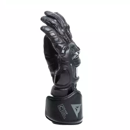 DRUID 4 - MEN'S MOTORCYCLE LEATHER GLOVES - BLACK/BLACK/CHARCOAL-GREY - 4