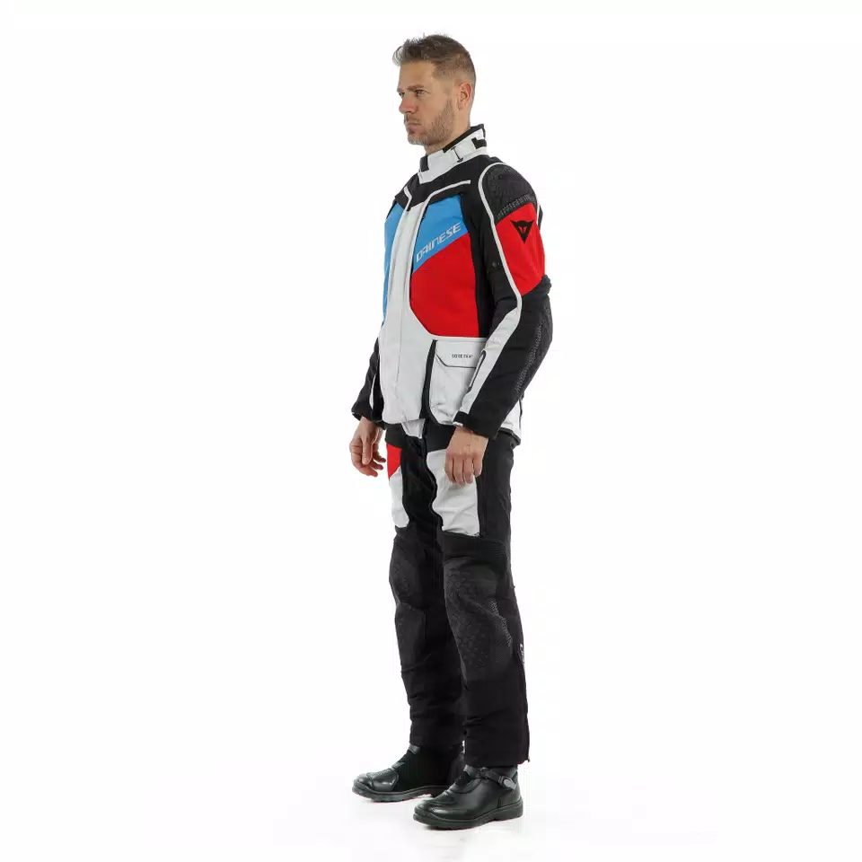 D-EXPLORER 2 GORE-TEX JACKET - GLACIER-GRAY/BLUE/LAVA-RED/BLACK - 4