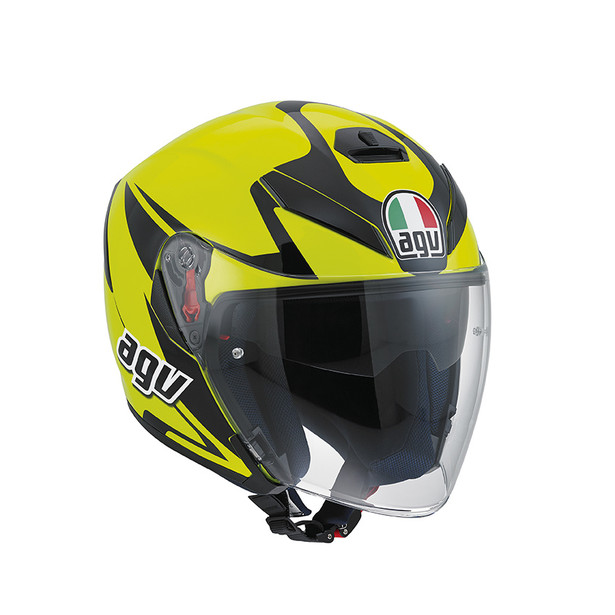 K-5 JET E2205 MULTI - THREESIXTY YELLOW FLUO/BLACK - Open-face