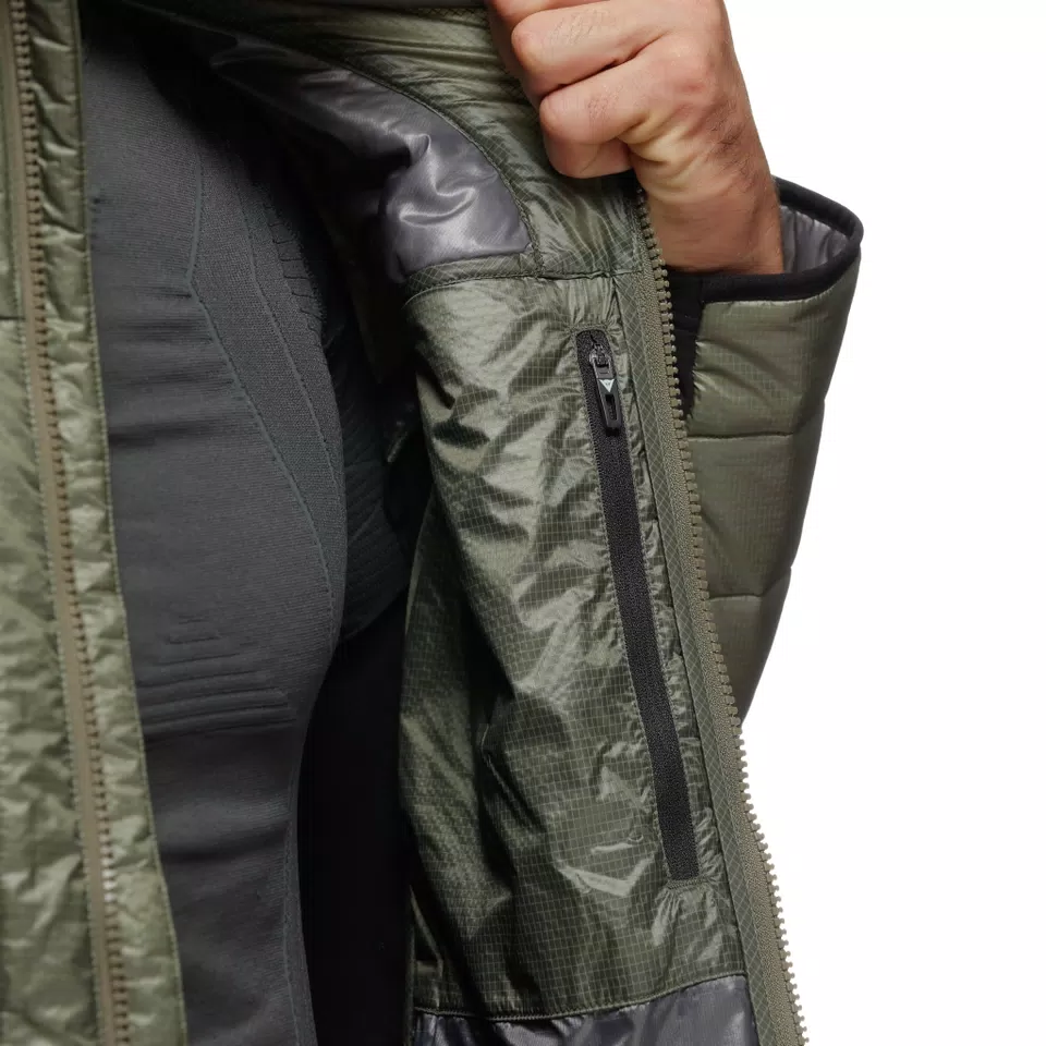 MEN'S THERMAL INNER PADDED SKI JACKET - DEEP-LICHEN-GREEN - 11