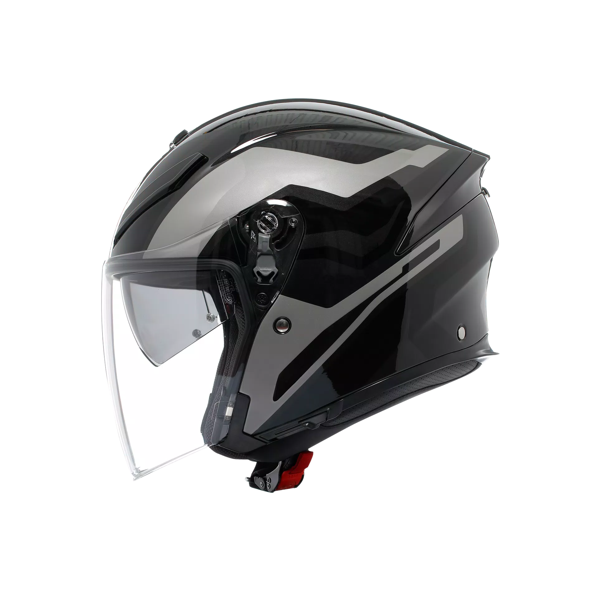 K5 JET EVO TUNE GREY/BLACK - CASCO MOTO JET E2206