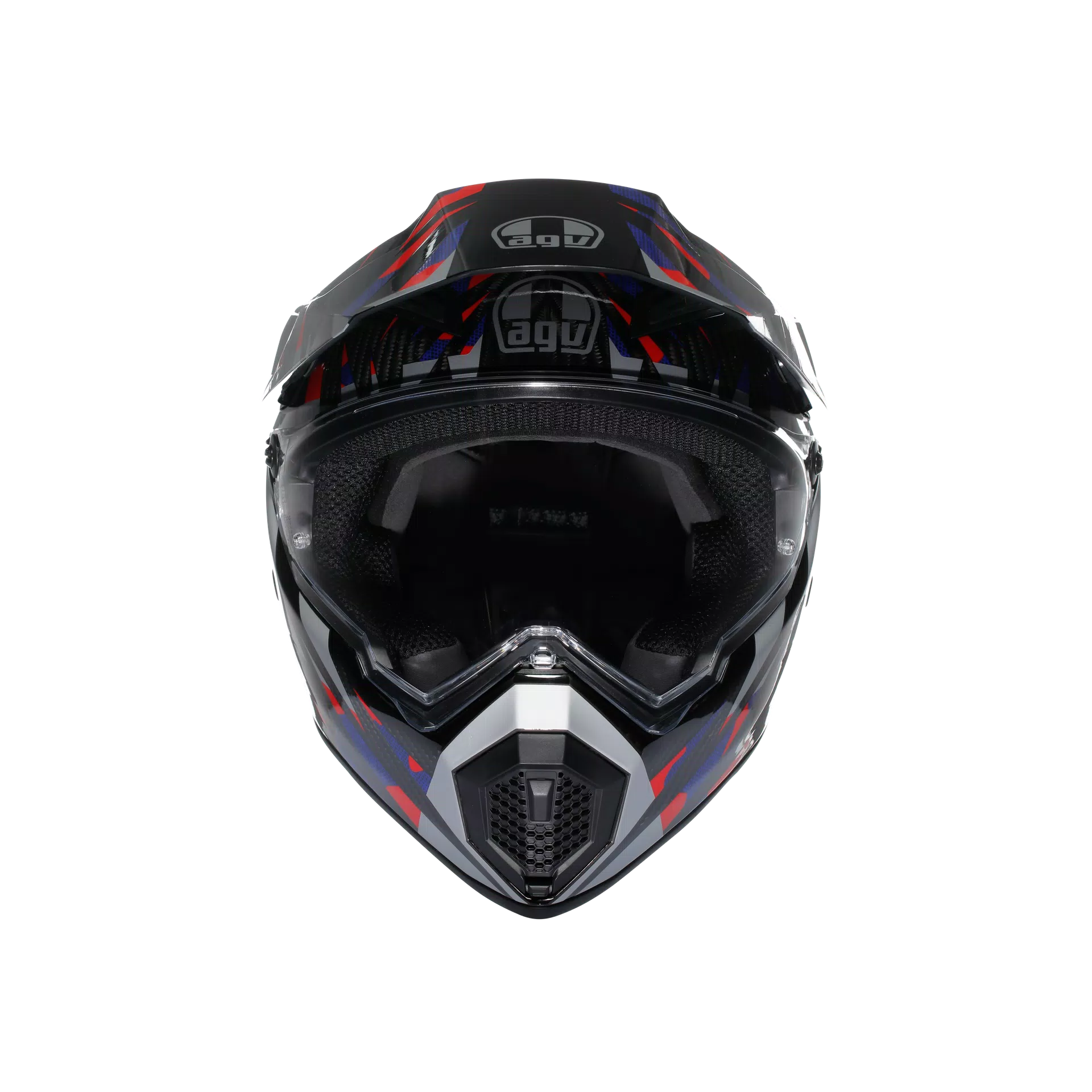 AX9 AGV DOT(E2206) MPLK - STEPPA CARBON/RED/BLUE