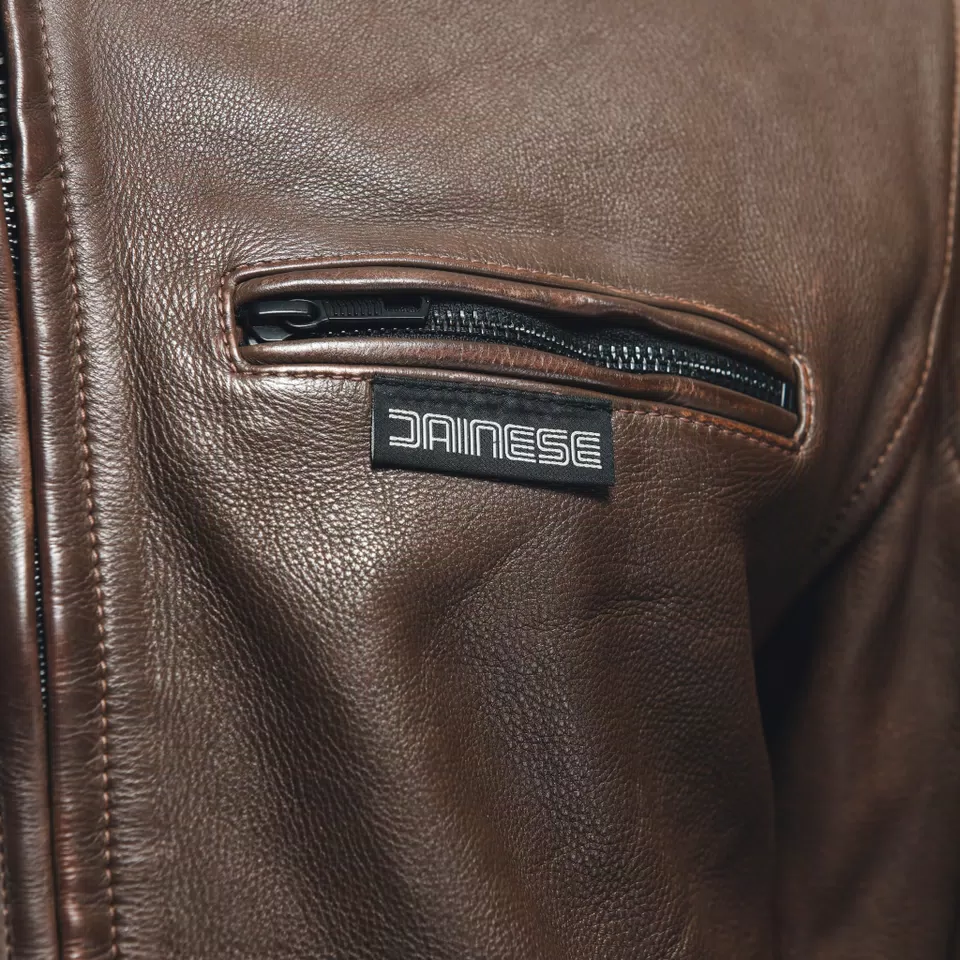 MERAK - MEN'S MOTORCYCLE LEATHER JACKET | TOBACCO | Dainese MERAK - MEN'S MOTORCYCLE LEATHER JACKET | TOBACCO | Dainese