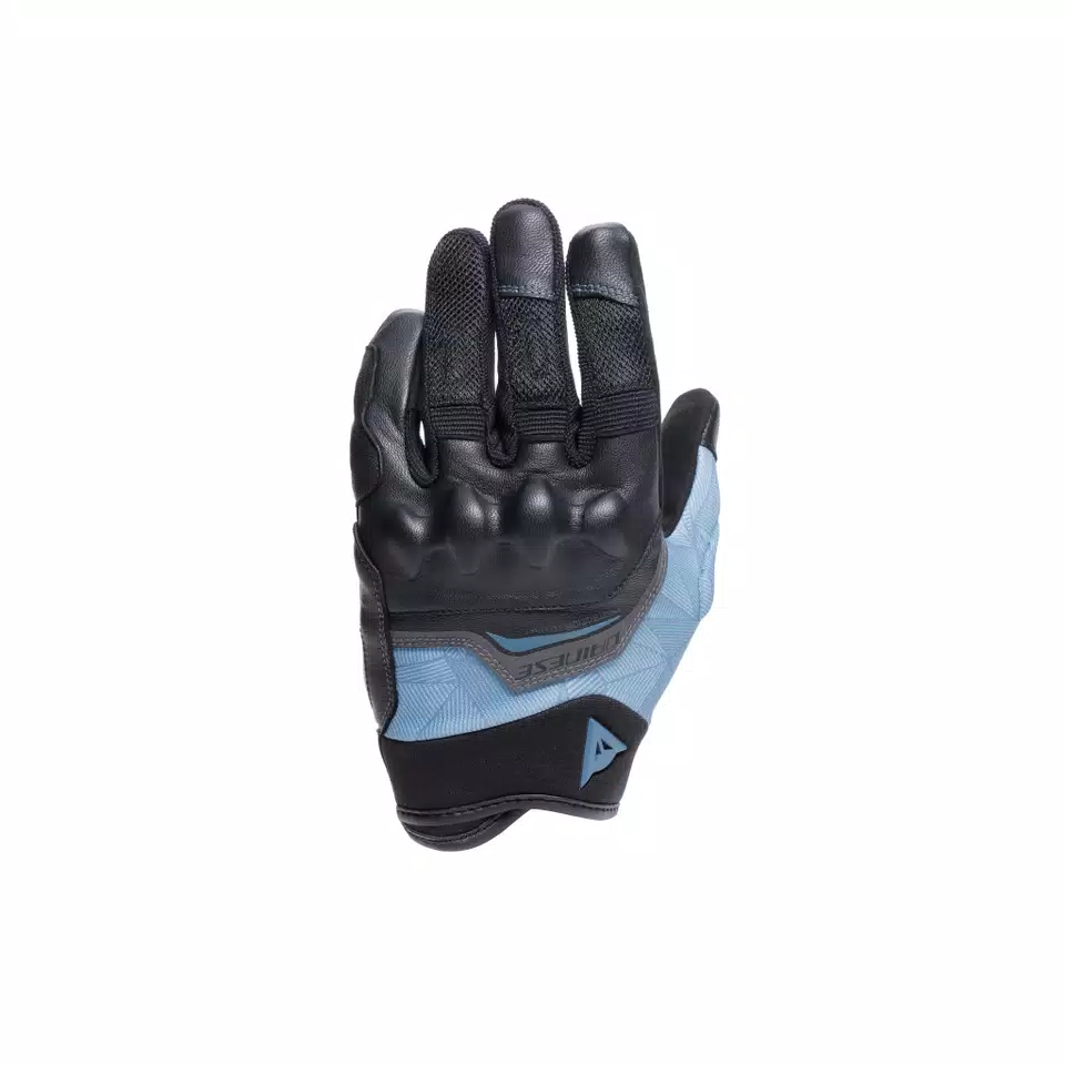 ERMEX - WOMEN'S SUMMER MOTORCYCLE GLOVES - BLACK/BLUE MIRAGE - 1