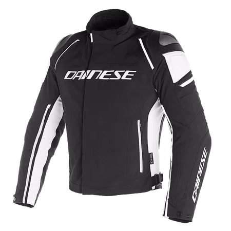 RACING 3 D-DRY® JACKET - BLACK/BLACK/WHITE - 1