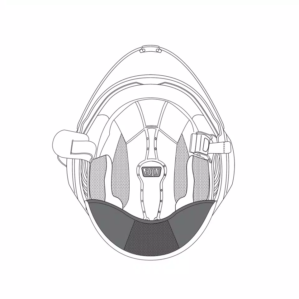 AGV NECK ROLL FLUID (XS-S) - NEUTRAL -  - 1