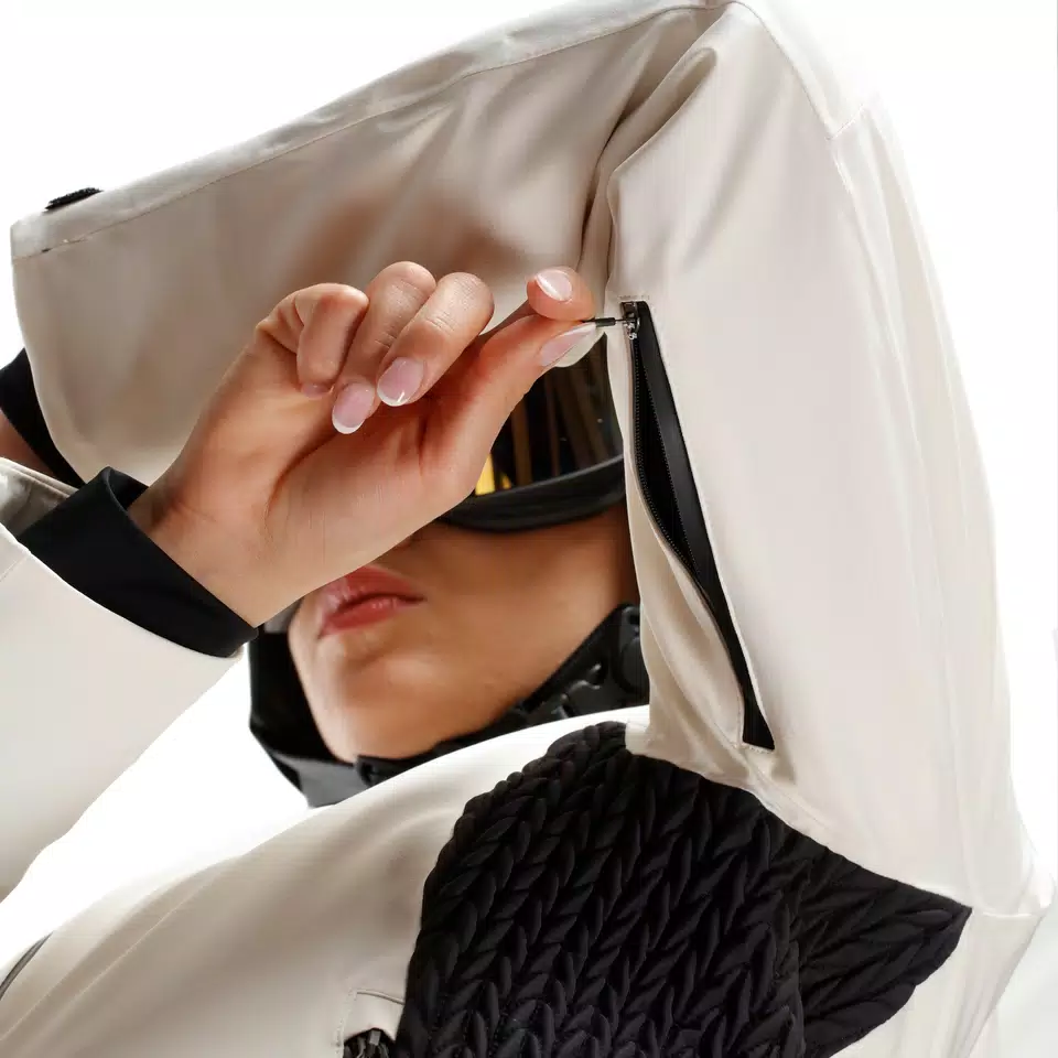 SPEED DEMON LAB - WOMEN’S SKI JACKET - WHITE/STRETCH-LIMO - 6