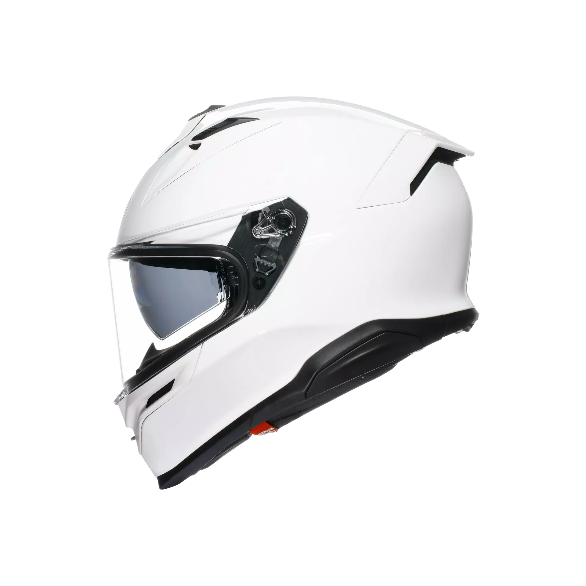 K7 MPLK MONO WHITE - MOTORBIKE FULL FACE HELMET DOT (E2206)