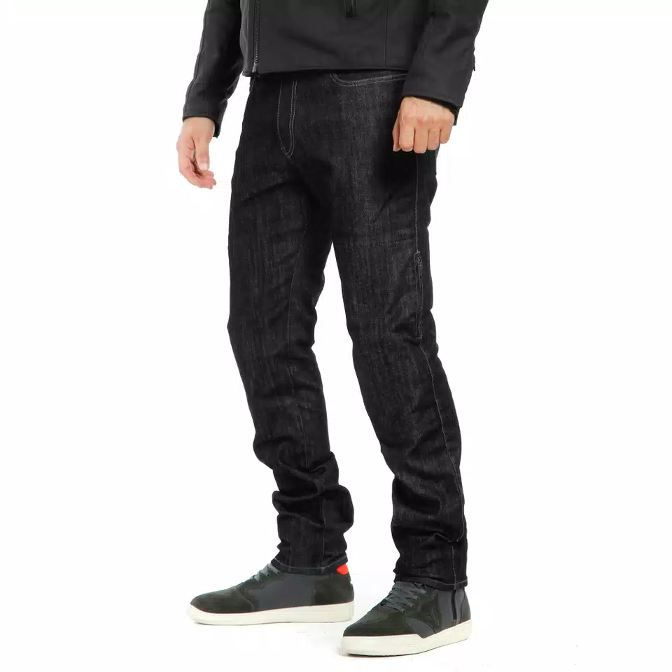 DENIM REGULAR - MEN'S MOTORCYCLE JEANS - BLACK - 3