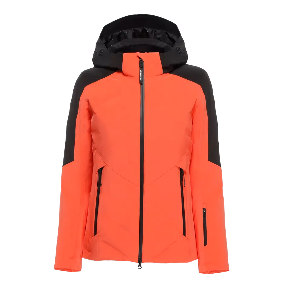 VIRTUS DERMIZAX EV™ - WOMEN'S WATERPROOF DOWN JACKET - CORAL/STRETCH LIMO - 1
