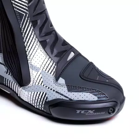 RT-RACE PRO AIR RACING MOTORRADSTIEFEL HERREN - SCHWARZ/WEISS/GRAU -  - 5
