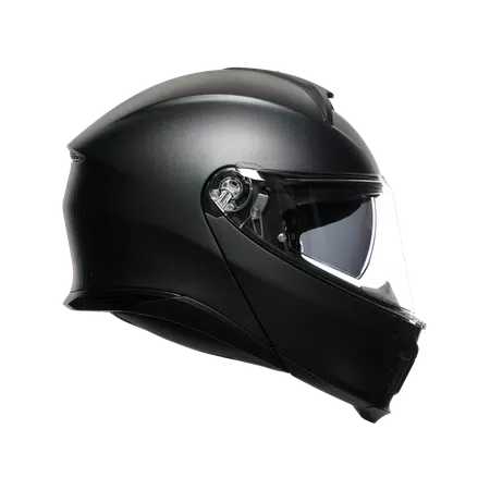TOURMODULAR MATT BLACK - MOTORBIKE FLIP UP HELMET E2206 -  - 3