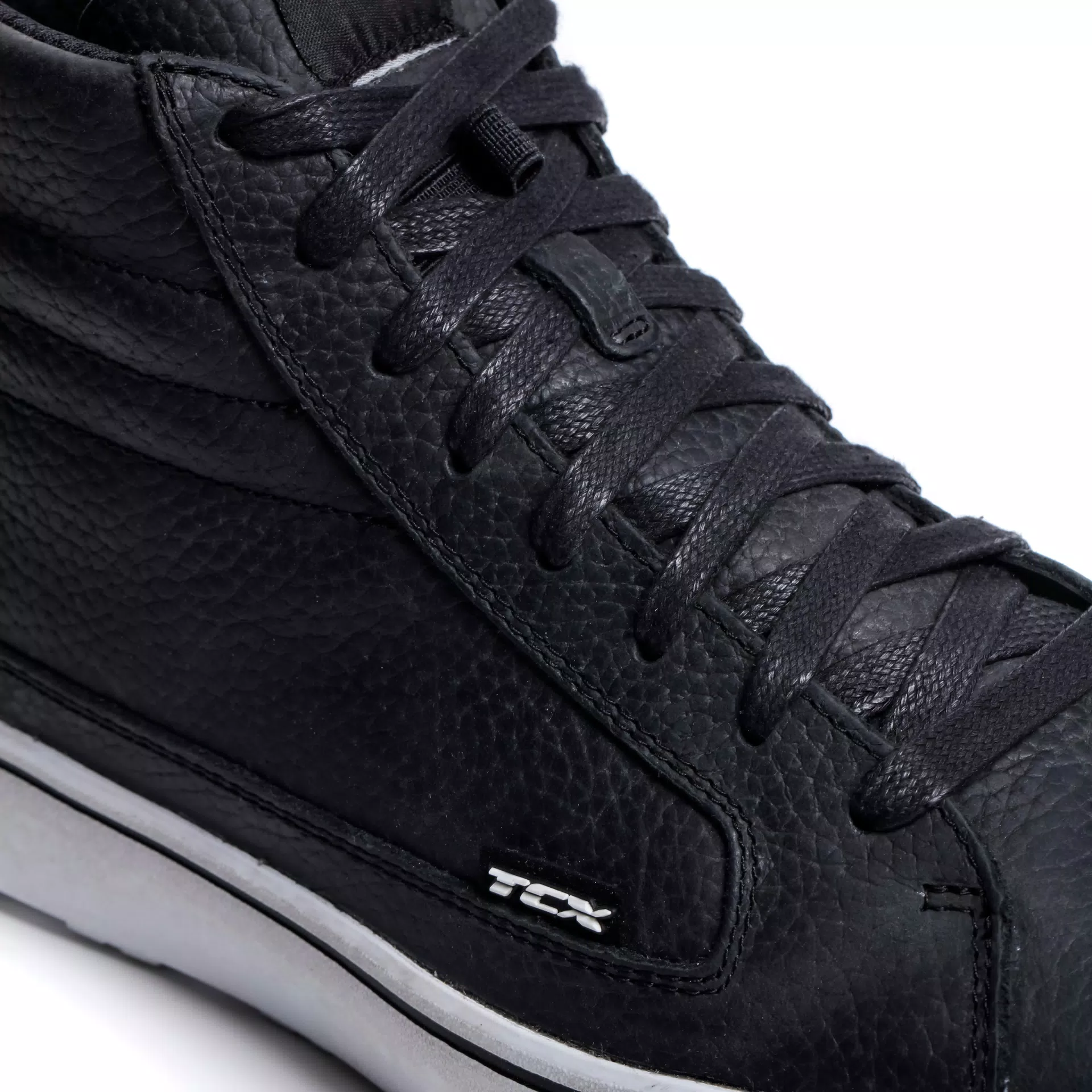STREET 3 WP SNEAKER MOTO IMPERMEABILI UOMO - NERO/NERO/BIANCO