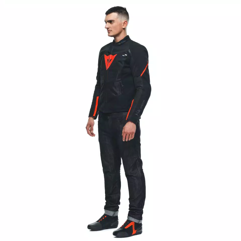 SMART JACKET LS SPORT - BLACK/FLUO-RED - 4