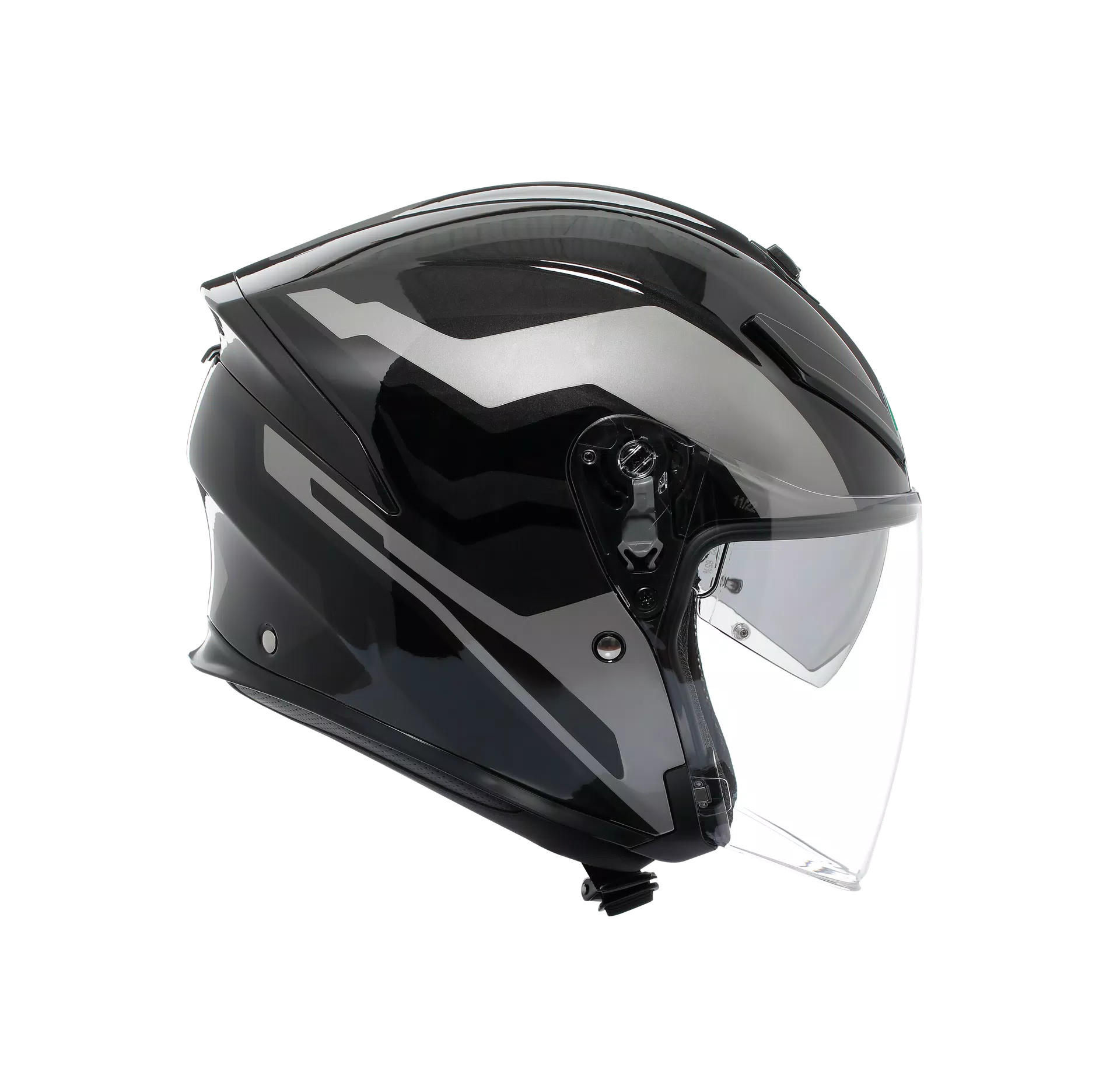 K5 JET EVO TUNE GREY/BLACK - CASCO MOTO JET E2206