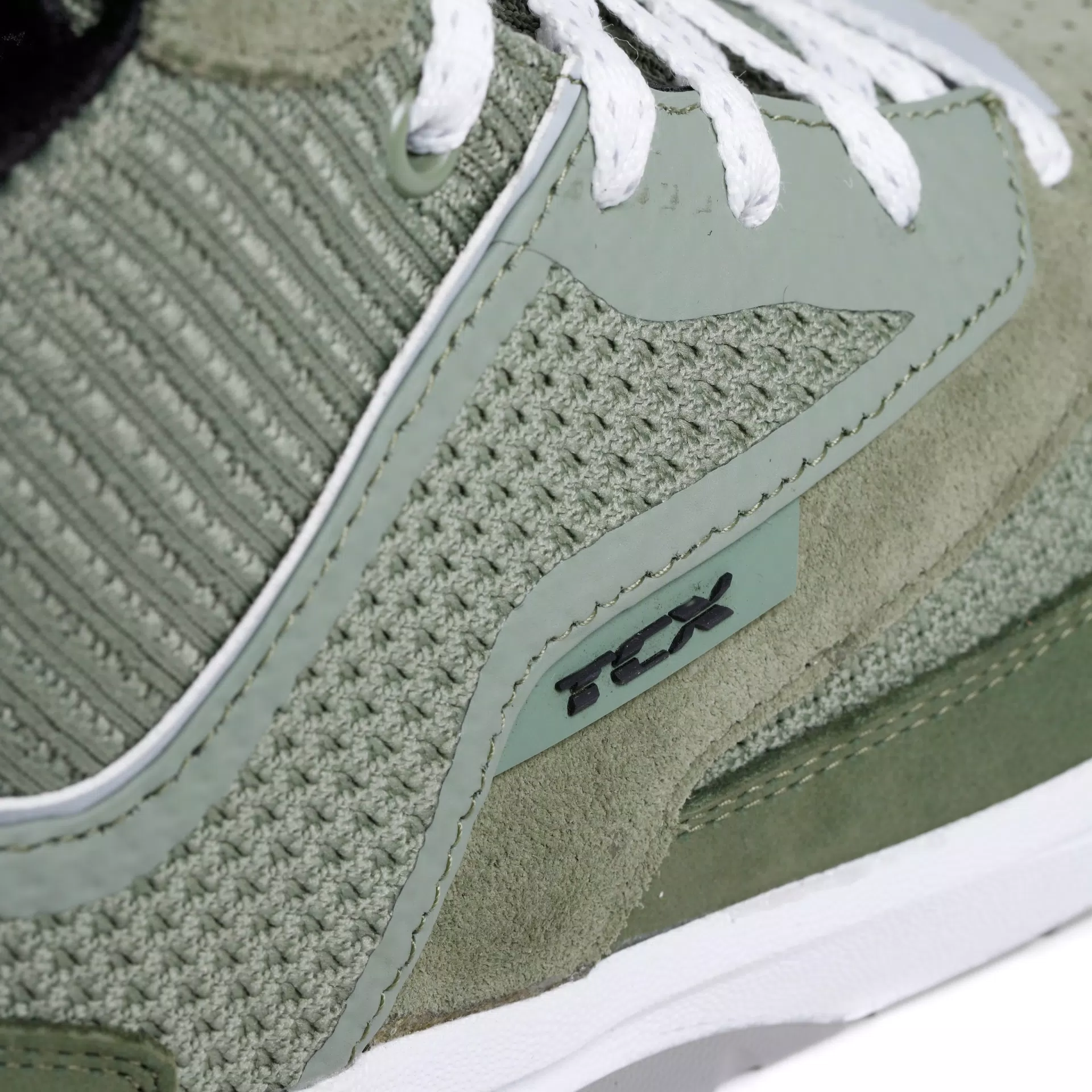 NALBAK AIR SUMMER MOTORCYCLE SHOES WOMEN - GREEN/GREY