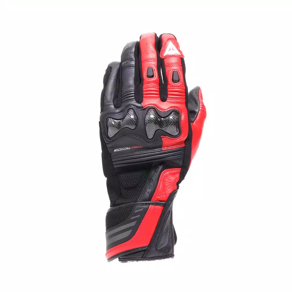 REACTO CARBON LONG GLOVES - BLACK/RED-LAVA - 1
