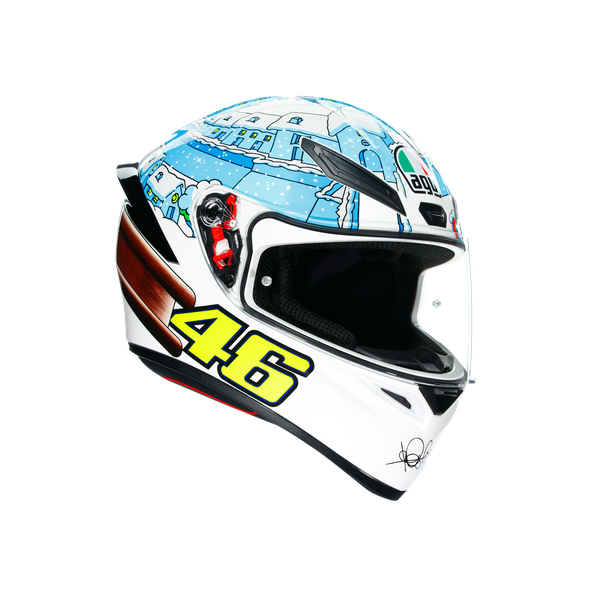 K1 AGV JIST TOP - ROSSI WINTER TEST 2017