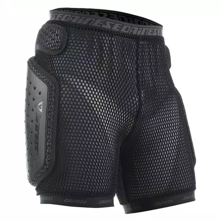 HARD SHORT E1 - MOTORFIETS BESCHERMENDE HERENSHORTS - BLACK - 1