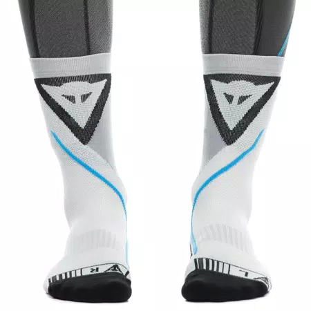 MOTORCYCLE TECHNICAL SOCKS - MID - BLACK/BLUE - 2