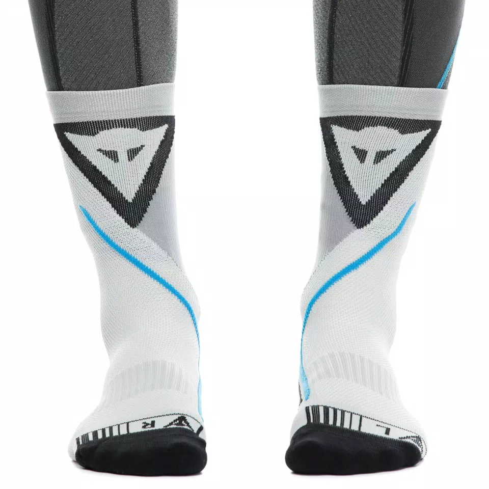 MOTORCYCLE TECHNICAL SOCKS - MID - BLACK/BLUE - 2