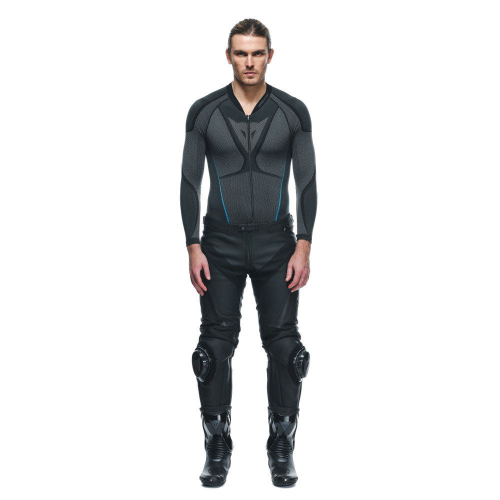 delta-4-pantaloni-moto-conformati-in-pelle-uomo-black-black image number 2