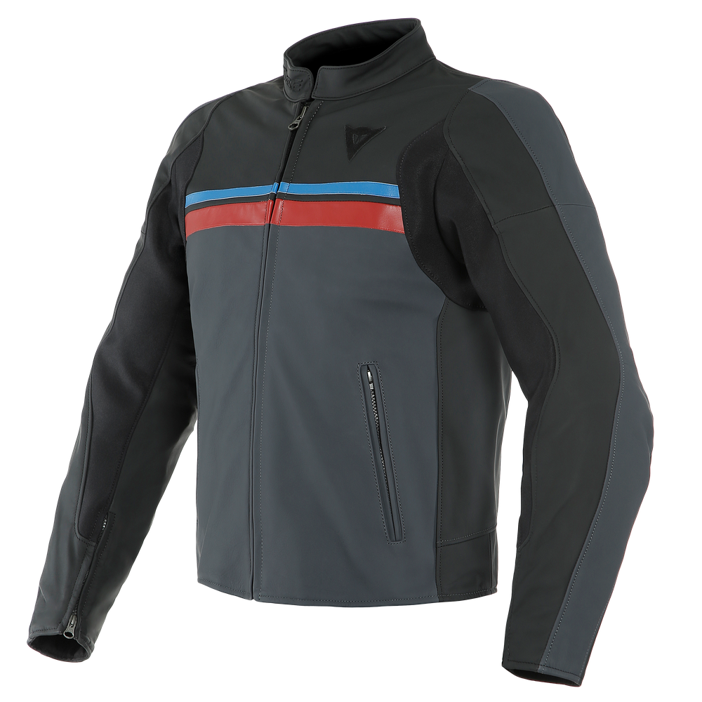 hf-3-giacca-moto-in-pelle-uomo-black-ebony-red-blue image number 0