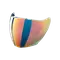 VISIERA K5 JET EVO - IRIDIUM ARANCIONE