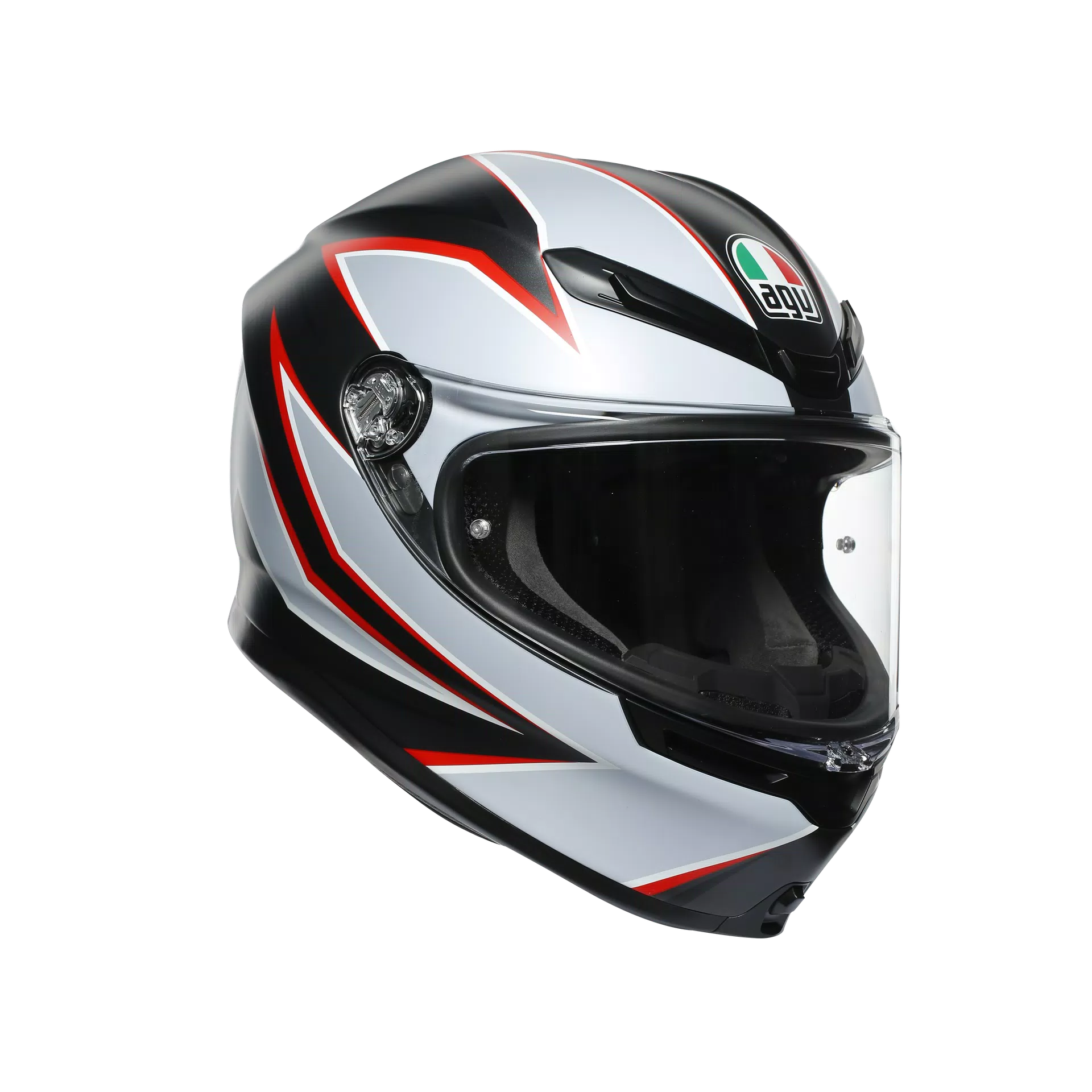 K6 E2205 MULTI - FLASH MATT BLACK/GREY/RED