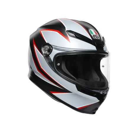 K6 E2205 MULTI - FLASH MATT BLACK/GREY/RED -  - 1