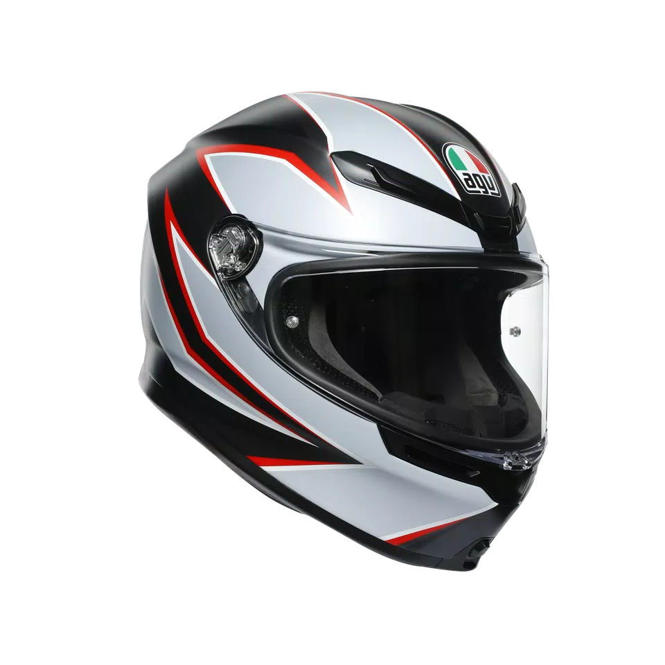 K6 E2205 MULTI - FLASH MATT BLACK/GREY/RED -  - 1