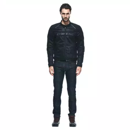 AIR FRAME 3 TEX - MEN'S SUMMER MOTORCYCLE JACKET IN FABRIC - BLACK/BLACK/BLACK - 3