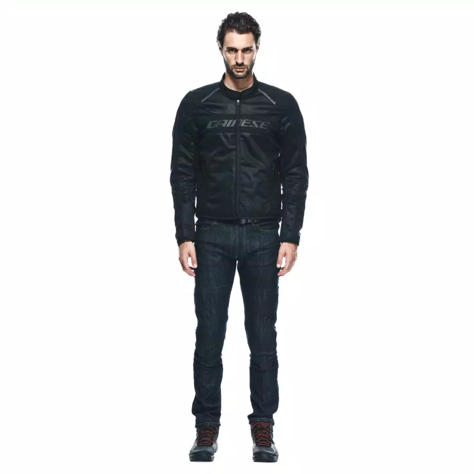 AIR FRAME 3 TEX - MEN'S SUMMER MOTORCYCLE JACKET IN FABRIC - BLACK/BLACK/BLACK - 3