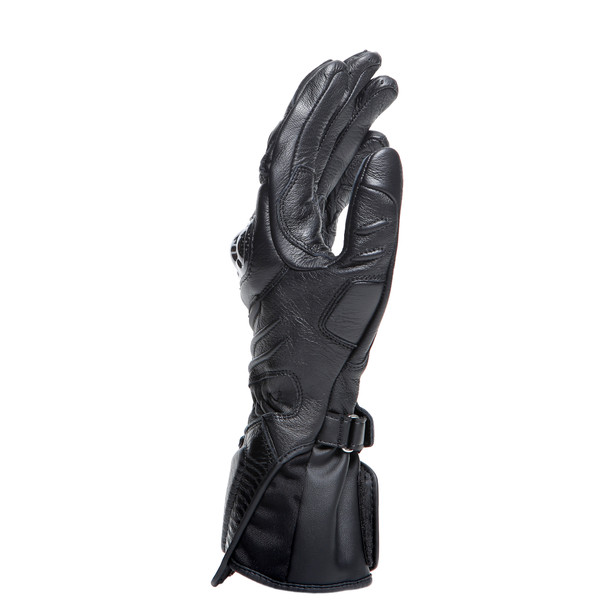 carbon-4-guanti-moto-lunghi-in-pelle-uomo-black-black-black image number 1