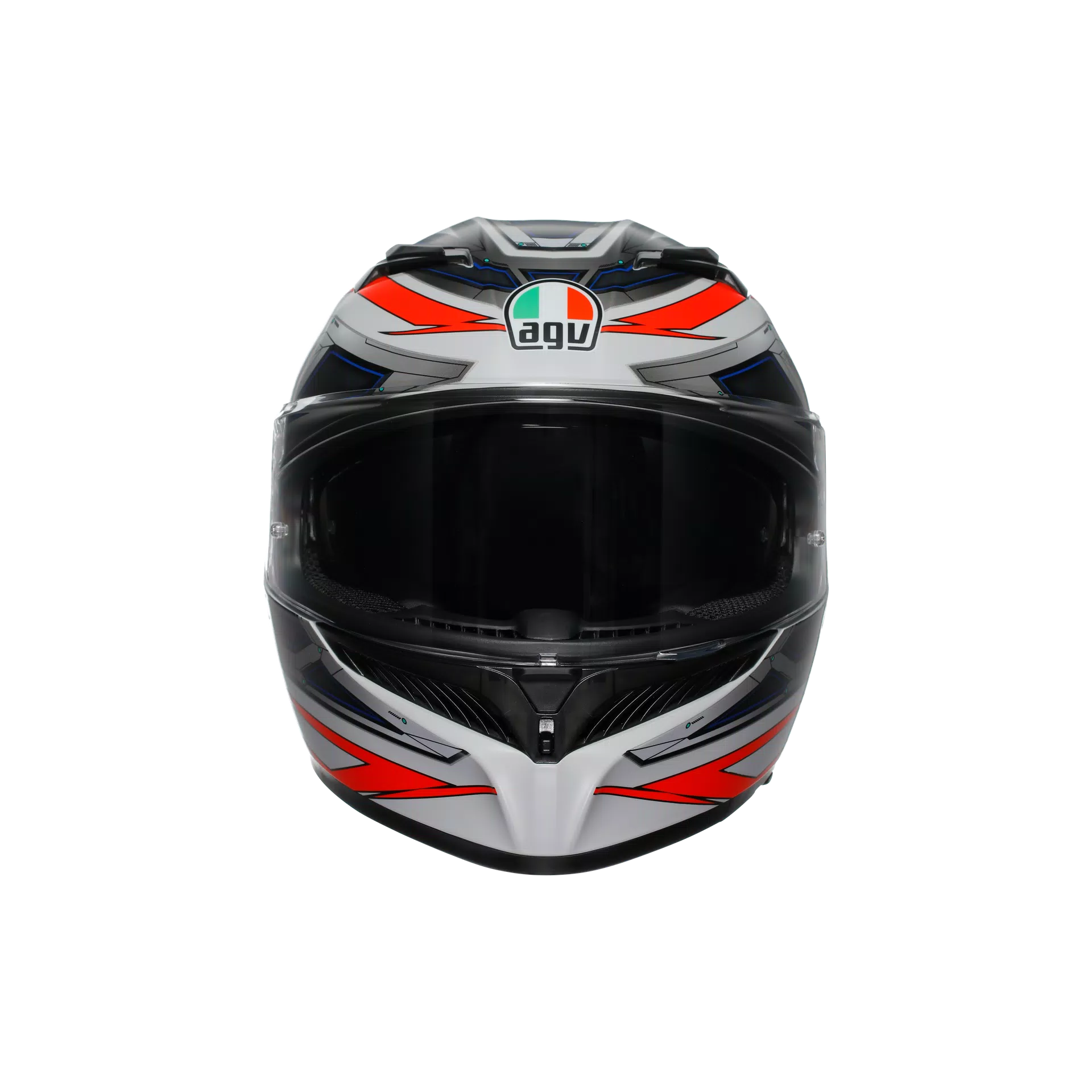 K3 E2206 - SPACE MATT WHITE/RED FLUO