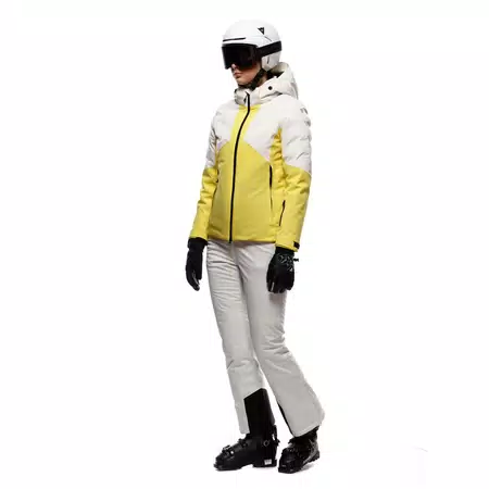 ZIVES AEROSENSE-DRY - WOMEN'S PADDED JACKET - LILY WHITE/EMPIRE YELLOW - 4