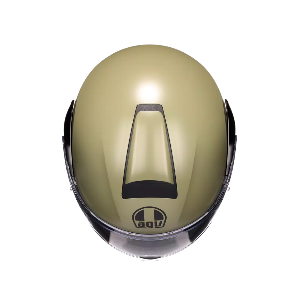 STREETMODULAR MONO MATT PASTELLO GREEN/BLACK - MOTORBIKE FLIP UP HELMET E2206 -  - 7