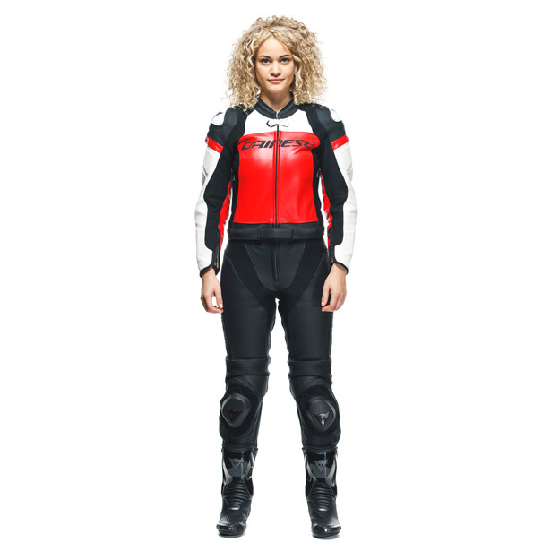 mirage-lady-leather-2pcs-suit-s-t-black-lava-red-white image number 2
