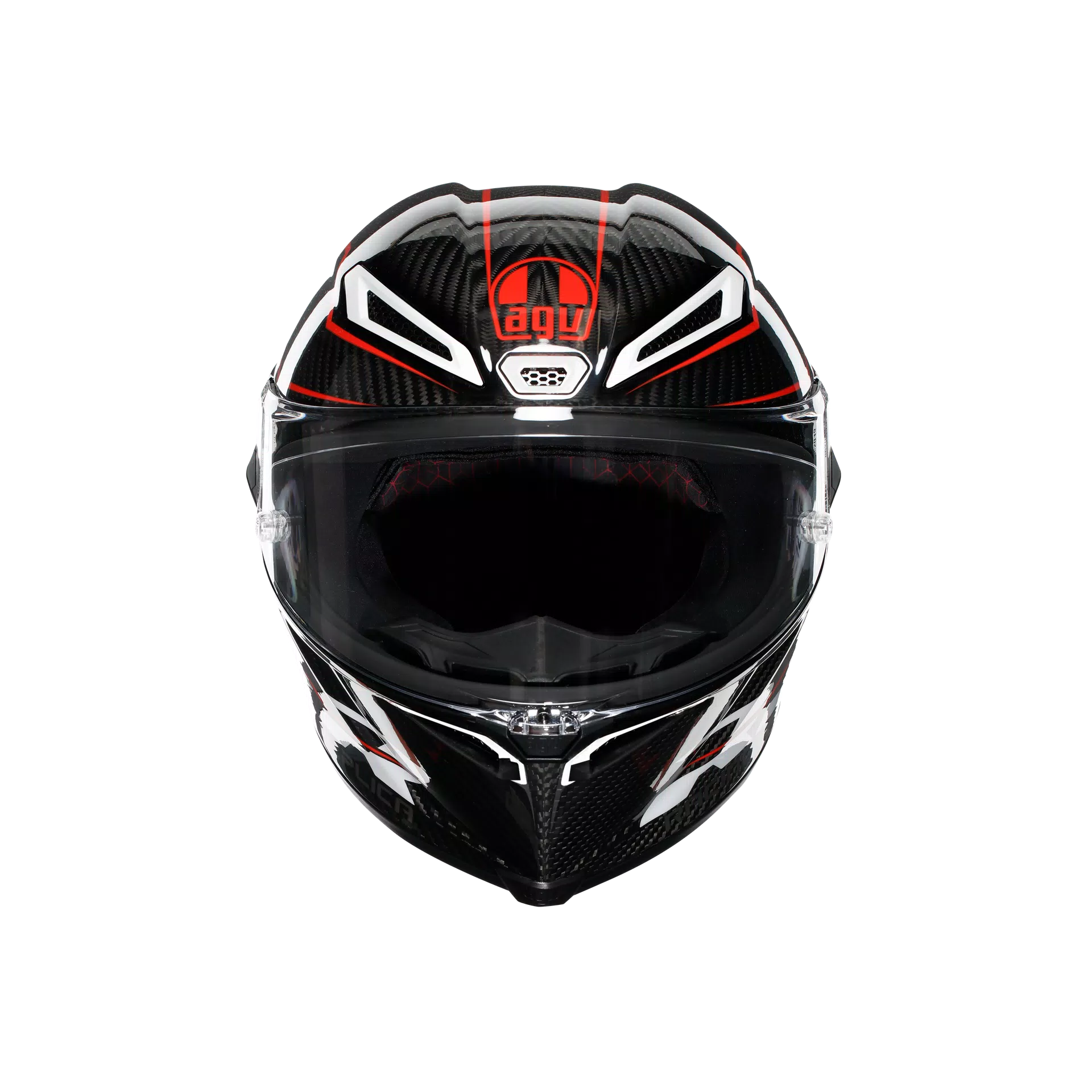 PISTA GP RR PERFORMANTE CARBON/RED - MOTORBIKE FULL FACE HELMET E2206 DOT