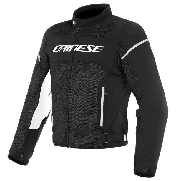 air-frame-d1-giacca-moto-in-tessuto-uomo-black-black-white image number 0