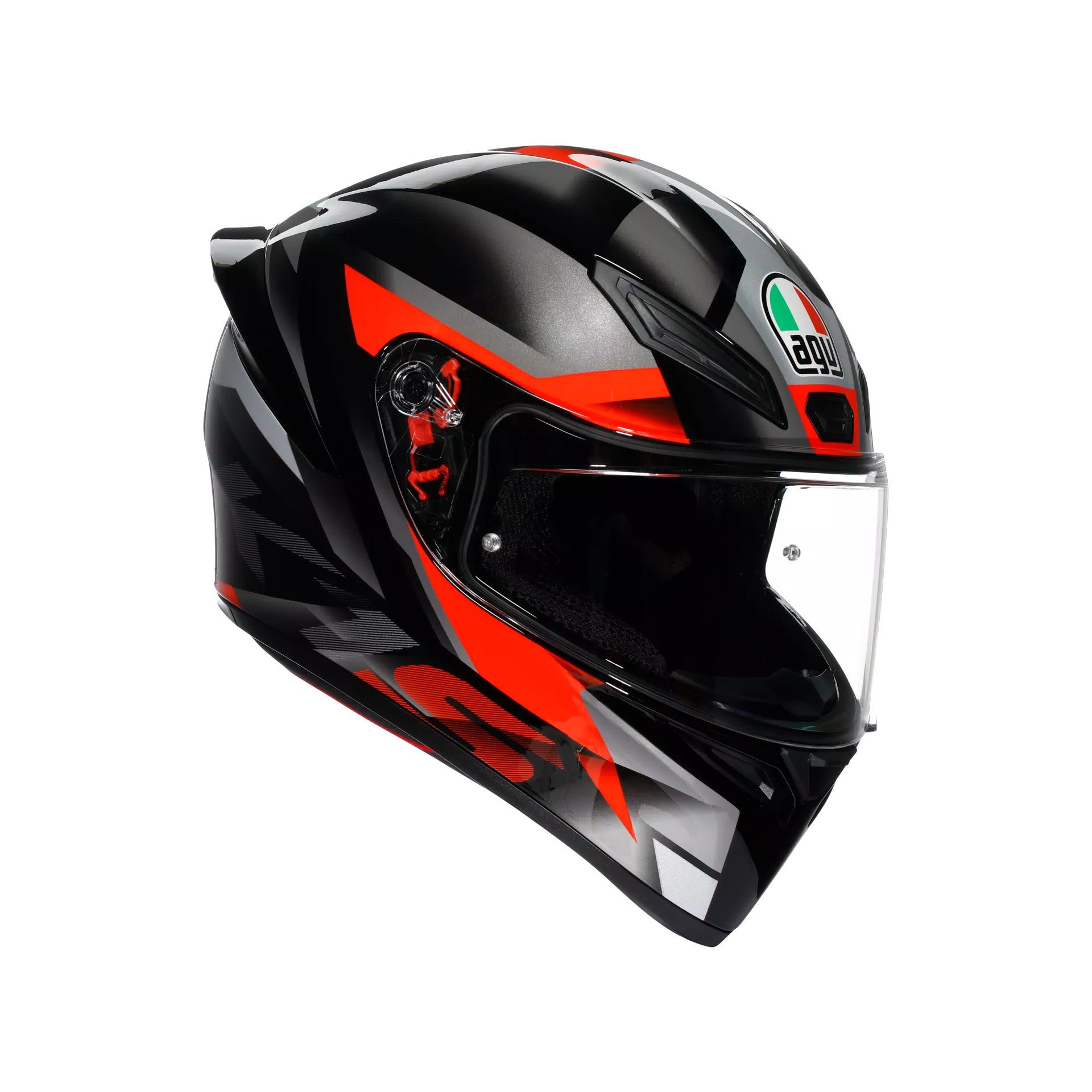 K1 S - FASTLAP BLACK/GREY/RED - CASCO MOTO INTEGRAL E2206