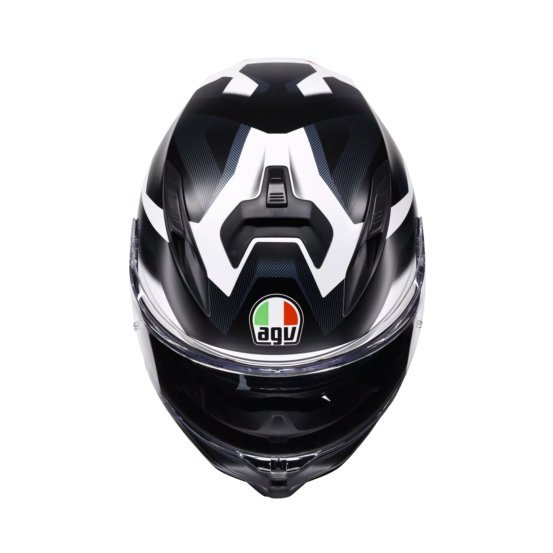 K7 MPLK GLIMPSE MATT BLACK/WHITE - CASCO MOTO INTEGRALE E2206