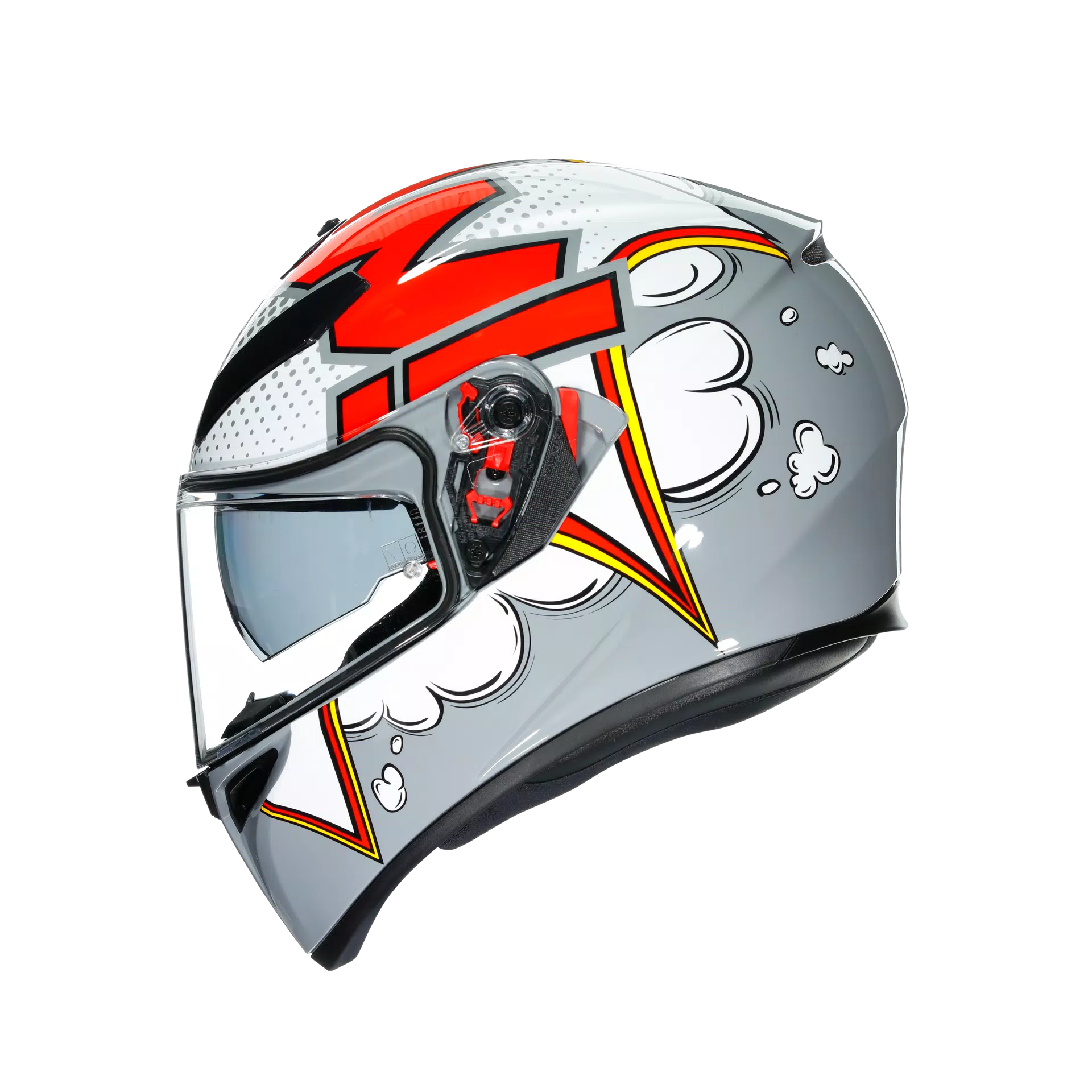 K3 SV MULTI ECE DOT - BUBBLE GREY/WHITE/RED