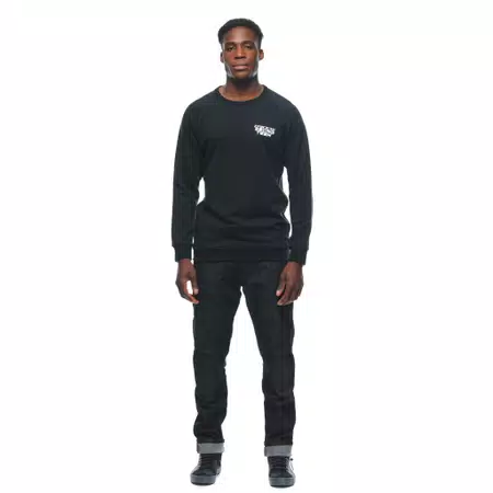 RACING SWEATER LITE - BLACK/WHITE - 3