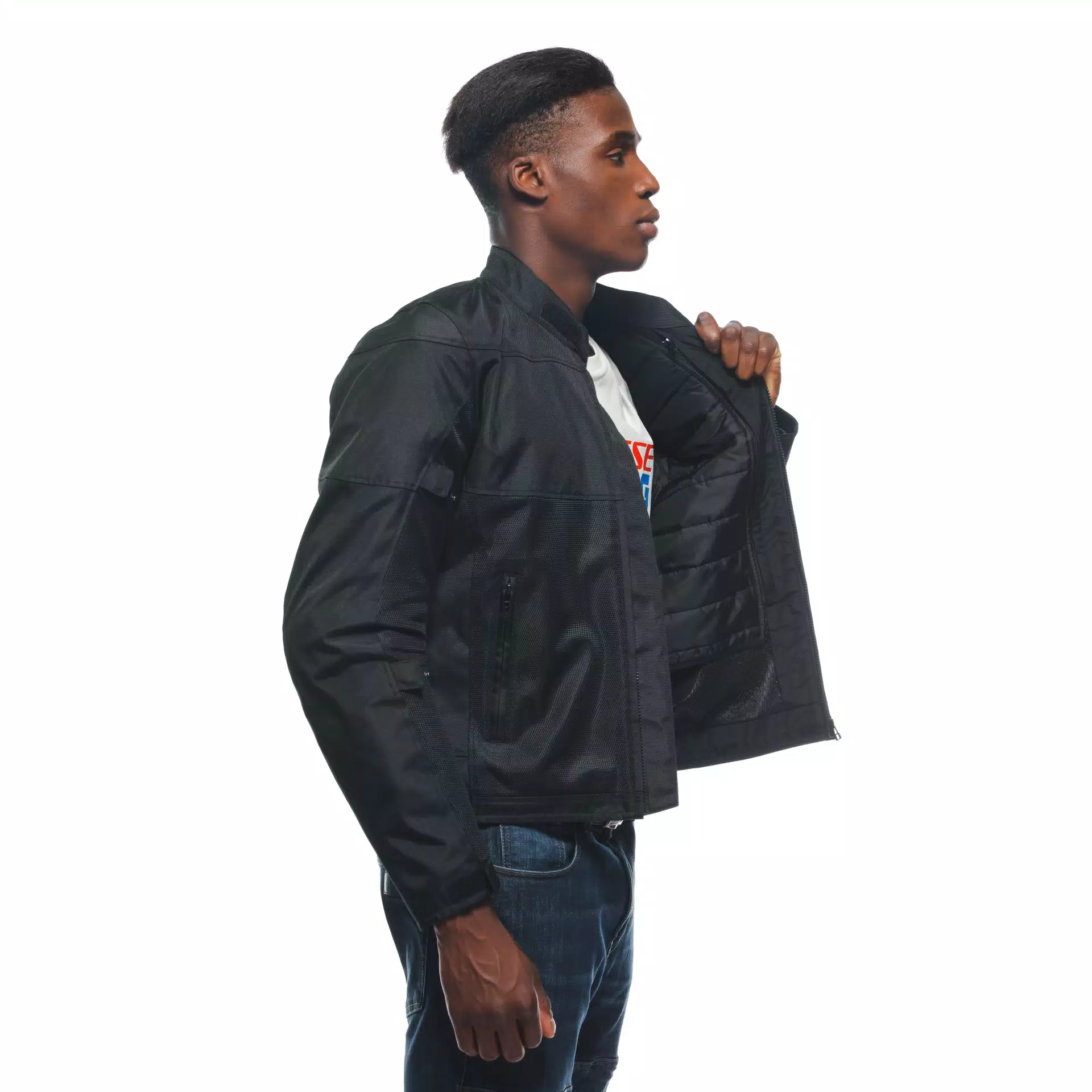 ELETTRICA AIR TEX - MEN'S MOTORCYCLE JACKET IN FABRIC