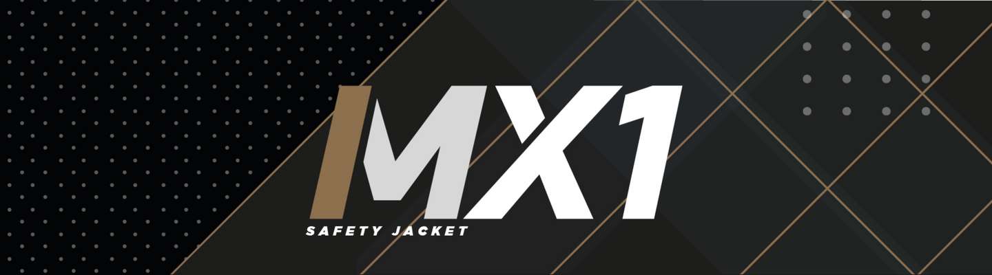 mx1 safety jacket logo