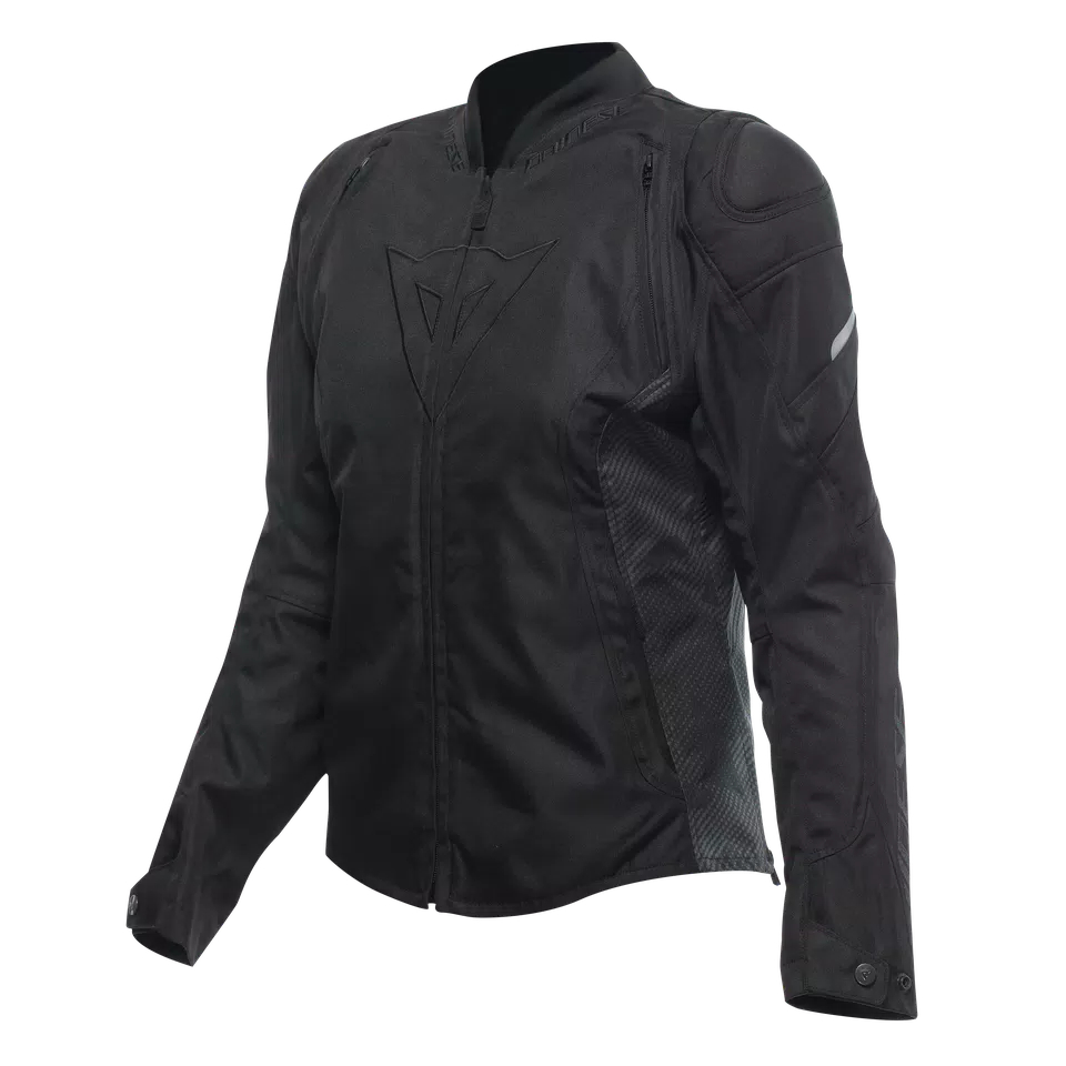 AVRO 5 TEX - WOMEN'S MOTORCYCLE JACKET IN FABRIC - BLACK/BLACK/BLACK - 1