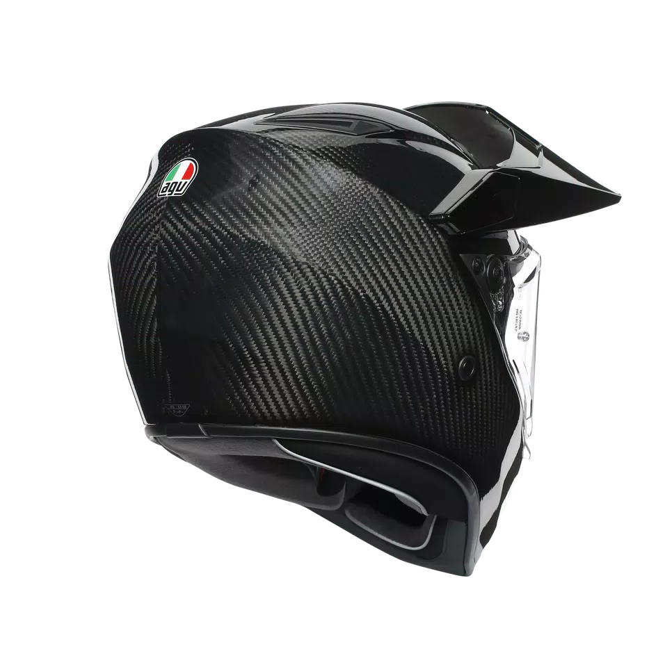 AX9 MONO GLOSSY CARBON - MOTORFIETS INTEGRAALHELM E2206 -  - 6