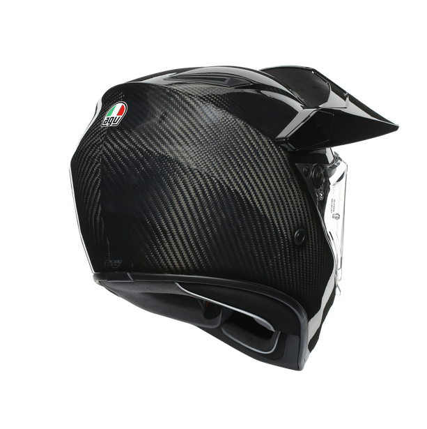 ax9-mono-glossy-carbon-motorbike-full-face-helmet-e2206 image number 5