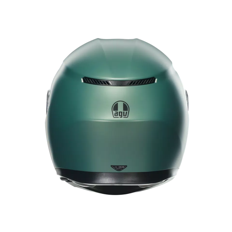 K3 MONO MATT SALVIA GREEN - MOTORBIKE FULL FACE HELMET E2206 -  - 5